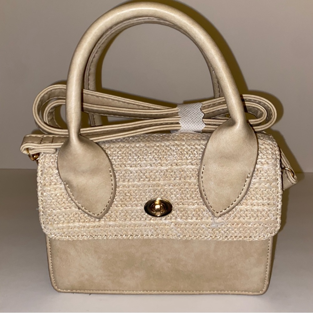 Beige handbag